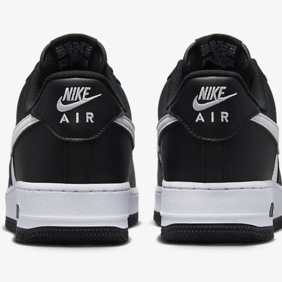 PANDA NIKE AIR FORCE 1 '07 LOW DOUBLE TONE WHITE SWOOSH PANDA - Picture 7 of 10